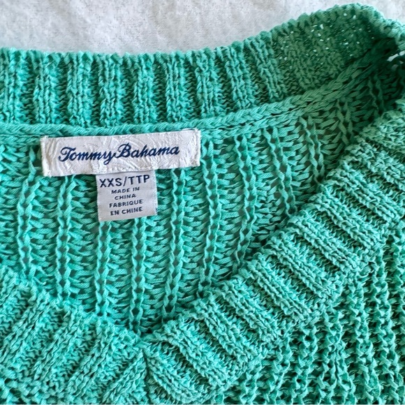 Tommy Bahama Knit V-Neck Sweater Tunic Size XXS - Picture 2 of 5